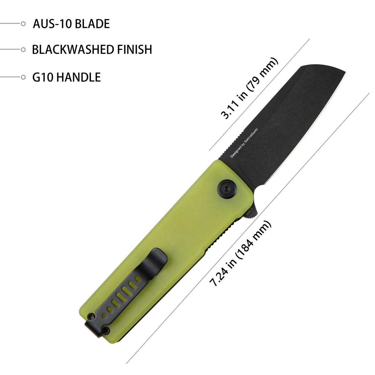 Kubey Sailor KU317B 14C28N Folding Knife – EDC Pocket Knife