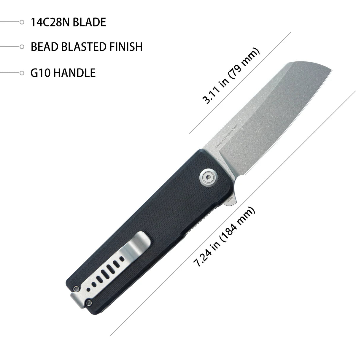 Kubey Sailor KU317H 14C28N Folding Knife – EDC Pocket Knife