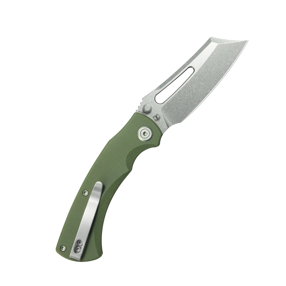 Kubey Dheo KU378B Button Lock 14C28N Folding Knife – EDC Pocket Knife