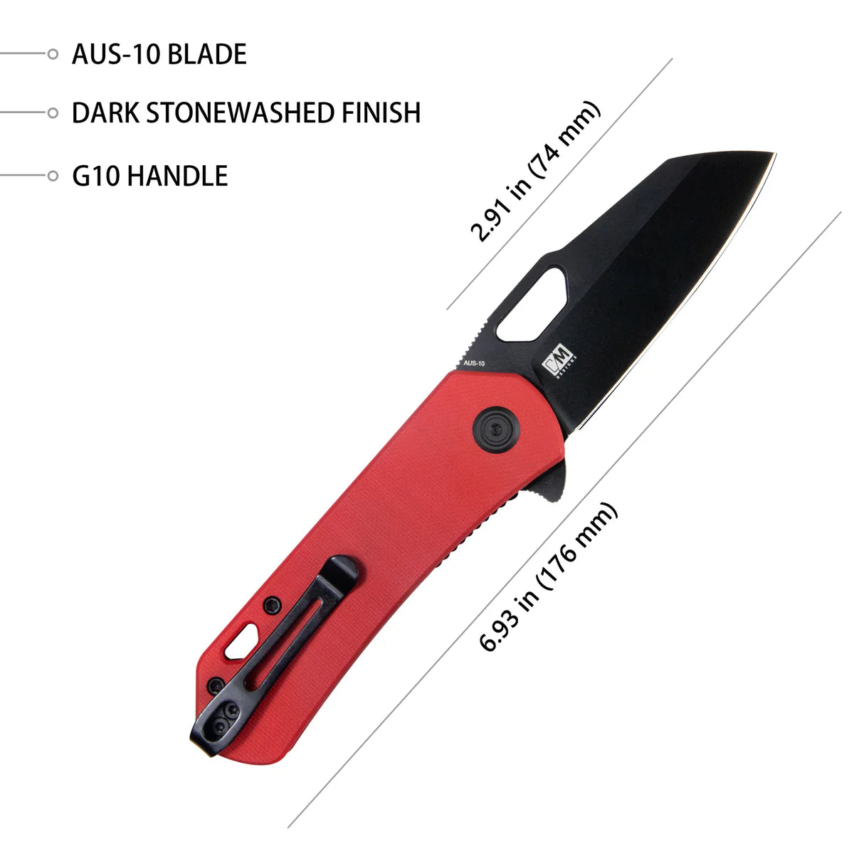 Kubey Duroc KU332F 14C28N Folding Knife – EDC Pocket Knife