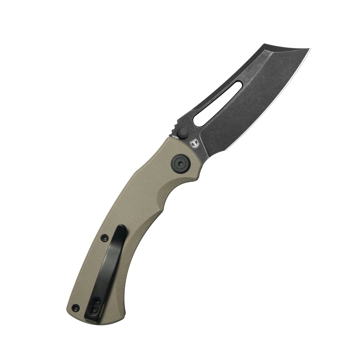 Kubey Dheo KU378D Button Lock 14C28N Folding Knife – EDC Pocket Knife