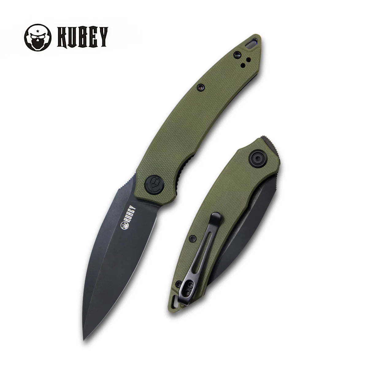Kubey Leaf KU333C AUS-10 Folding Knife – EDC Pocket Knife