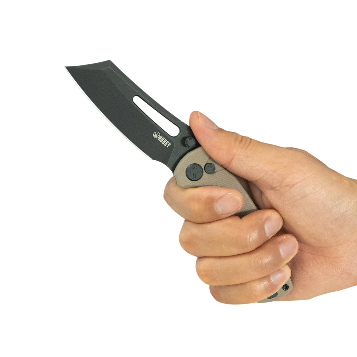 Kubey Dheo KU378D Button Lock 14C28N Folding Knife – EDC Pocket Knife