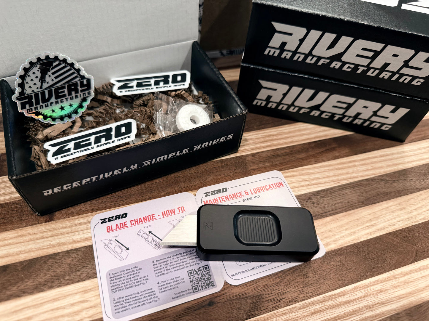 Rivery Manufacturing: Zero, Smooth Op Black