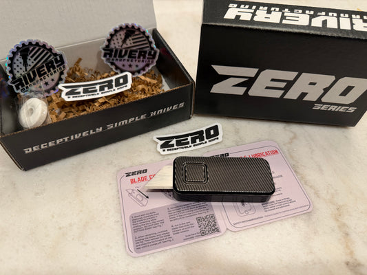 Rivery Zero File Worn Black Utility Knife