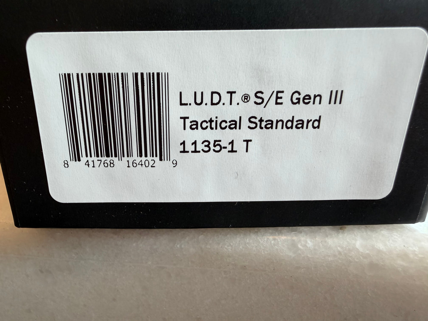 Microtech L.U.D.T. S/E Gen III Automatic Knife - 3.5" Drop Point Black M390MK (Black Handle) (1135-1T)