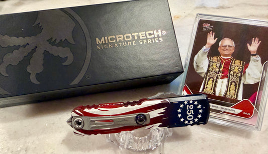 Microtech UTX-85 Signature Series: 250th Anniversary 4th of July Edition