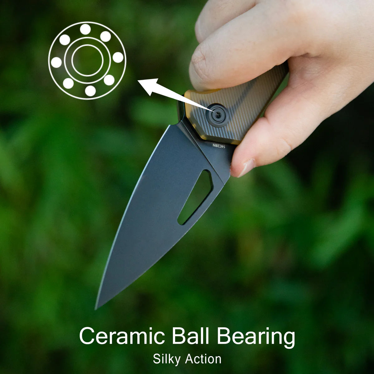 Kubey Coeus KU122T Folding Knife – EDC Pocket Knife