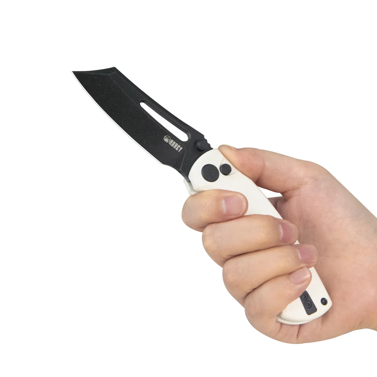 Kubey Dheo KU378E Button Lock 14C28N Folding Knife – EDC Pocket Knife