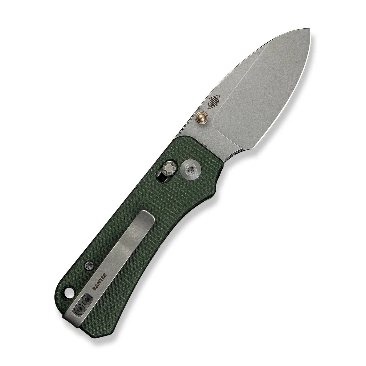 CIVIVI Baby Banter 2 Crossbar Lock Knife - Black G10 Handle / Black Stonewashed Nitro-V Blade (C23074-3)