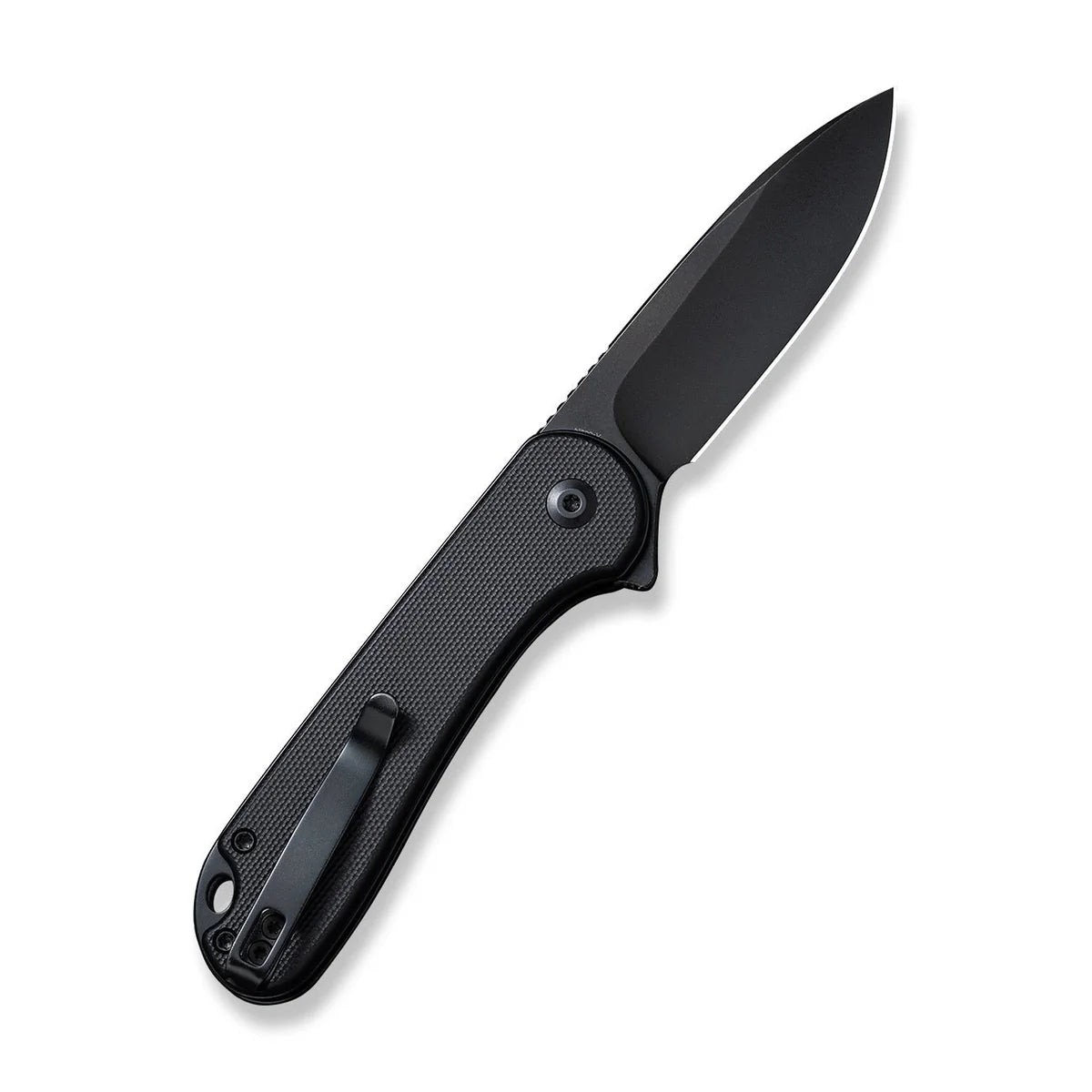 CIVIVI Button Lock Elementum II - Black G10 Handle / Black Stonewashed Nitro-V Blade (C18062P-1)