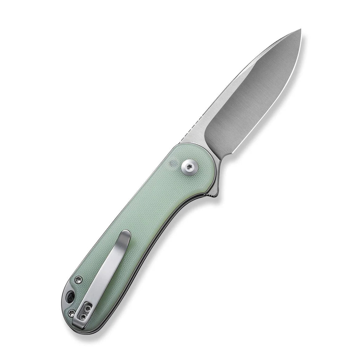 CIVIVI Button Lock Elementum II - Natural "Jade" G10 Handle / Satin Nitro-V Blade (C18062P-2)