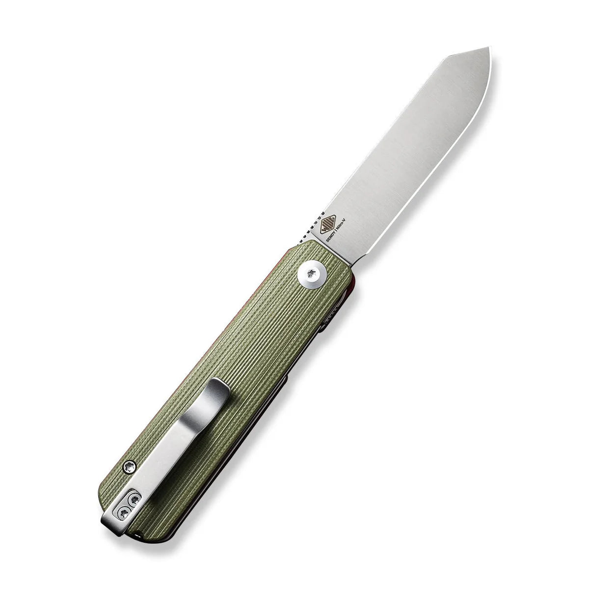 CIVIVI Sendy Liner Lock Folding Knife - Black G10 Handle / Black Stonewashed Nitro-V Blade (C21004B-1)