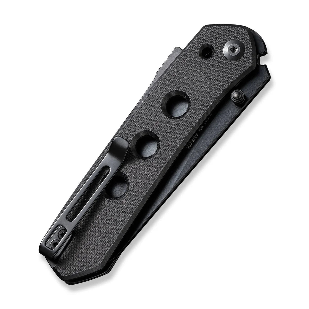 CIVIVI Vision FG Superlock Knife - Black G10 Handle / 3.54" Black Nitro-V Blade (C22036-1)