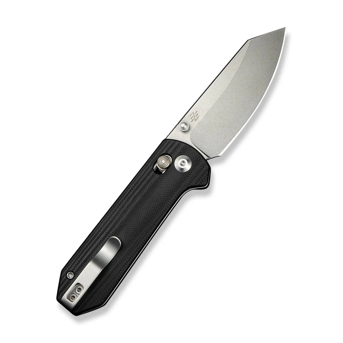 CIVIVI Yonder Crossbar Lock Knife - Black G10 Handle / Stonewashed 14C28N Spey Point Blade (C23073-1)