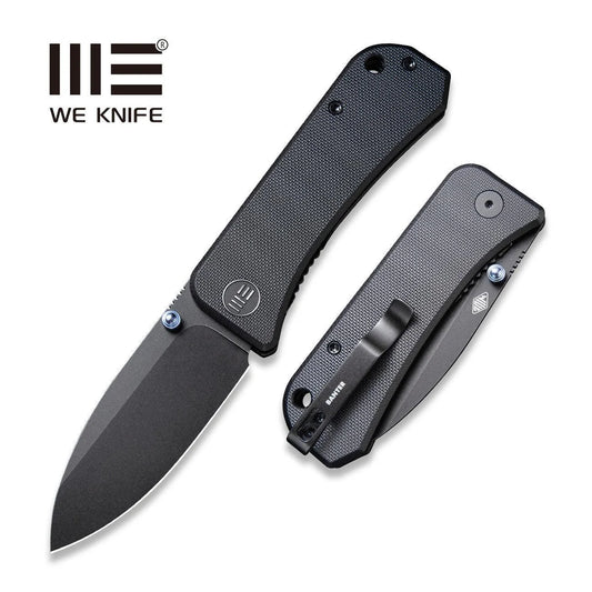 WE Knife Banter Liner Lock EDC Knife - Black G10 Handle / Black Stonewashed CPM S35VN Blade (2004B)